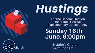 Suffolk Coastal Election Hustings Livestream [upl. by Krystle604]