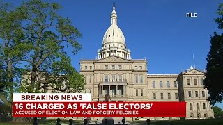 AG’s office 16 Michigan residents charged in false elector scheme [upl. by Adimra418]