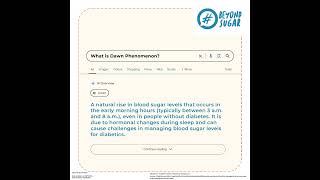 Understanding Dawn Phenomenon Tackle Morning Sugar Spikes [upl. by Erwin415]