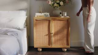 Bed Threads Furniture  Rattan Sideboard [upl. by Haimirej]