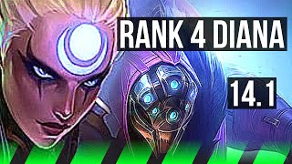 DIANA vs JAX JNG  1403 Rank 4 Diana Legendary 300 games  KR Challenger  141 [upl. by Ivatts]