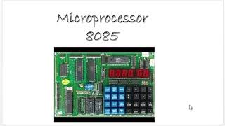 8085 Microprocessor Lecture Address Bus Data Bus Control Bus Registers Accumulator Flag Register [upl. by Airtemed]