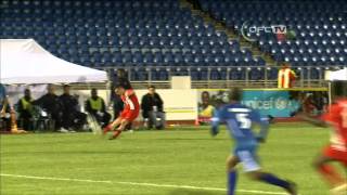 OFC PRESIDENTS 2014  MD2  GAME 4  Amicale FC vs Busaiteen FC  Highlights [upl. by Sekofski]