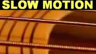 Slow Motion GUITAR Strings 20004000 slower [upl. by Anerdna]