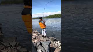 Riverfront river fishing [upl. by Janot]