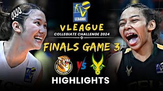 UST VS FEU Full Game Highlights  FINALS Game 3 🥇  VLeague Collegiate Challenge 2024 [upl. by Awram825]