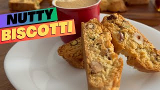 Nutty biscotti Best biscotti recipe Biscottis gourmands aux noix [upl. by Davida]