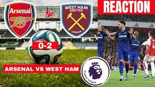 Arsenal vs West Ham 02 Live Stream Premier League EPL Football Match Score Highlights Today Gunners [upl. by Wharton]