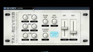 TALReverb  Free VST  myVST Demo [upl. by Yddor623]