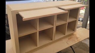 Bookcase Cabinet With Pullout Shelves [upl. by Clint]