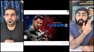 Abhay 2 The Game Begins official Trailer reaction  Two filmy friends  14 August  ZEE5 [upl. by Reinhardt]