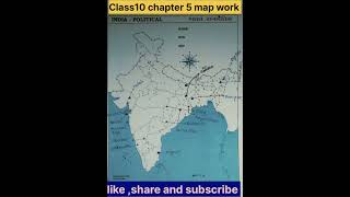 Class10 Geography chapter Minerals and Energy Resources map work most important for board exam [upl. by Kacie6]