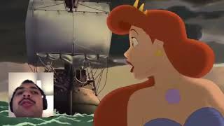 Nabeel reacts to the little mermaid 3 clip the death of Ariel mom [upl. by Shirberg]