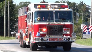 Gordonville Fire Company Engine 431 Responding 91423 [upl. by Gothar]