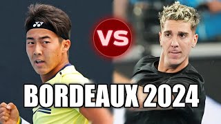 Thanasi Kokkinakis vs Rinky Hijikata BORDEAUX 2024 Highlights [upl. by Etnovaj53]