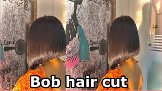 How To Bob Haircut  Bob Cut Kaise Kare [upl. by Akenet]