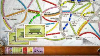 Ticket to Ride Online Tutorial [upl. by Enidlareg]