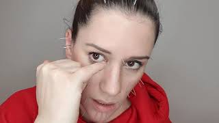 Acupuncture facial points self demo by Jacina a london based acupuncturist [upl. by Atinet]