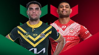 Pac Champs 2024  Kangaroos v Tonga XIII Cup Final  Match Preview [upl. by Ahsemot14]