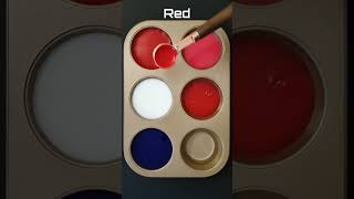 Satisfying Colormixing Redwhite blue shorts colormixing Farbenmischungarttrending [upl. by Yragerg]