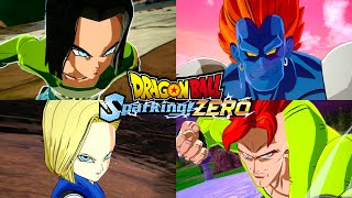 Dragon Ball Sparking Zero  All Androids Super Attacks amp Ultimates 4K 60FPS [upl. by Adni]