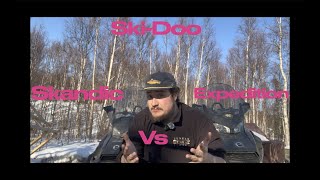 2023 SkiDoo Skandic vs Expedition [upl. by Jock423]