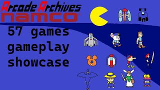 Longplay 57 Namco arcade games on Arcade Archives  showcase gameplay with commentary [upl. by Bust]