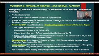 V 107  GeoTagging BY EMPANELLED HOSPITAL amp WHAT ECHS BENEFICIARY NEED TO KNOW [upl. by Legnaros]