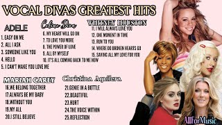 Adele Celine Dion Whitney Houston Mariah Carey and Christina Aguilera  Greatest Hits 2022 [upl. by Mini]