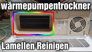 Wärmepumpentrockner Lamellen Reinigen auf meine Art und Weise [upl. by Oimetra]