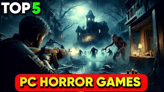 Top 5 Terrifying Horror PC Games You MUST Play  Best Horror Pc Games In 2024  Snoo Gamerz [upl. by Selle]