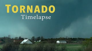 TORNADO FORMING TIMELAPSE  Iowa April 16 2024 [upl. by Ardnuassak]