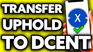 How To Transfer XDC from Uphold to Dcent Wallet Muito Fácil [upl. by Dlopoel]