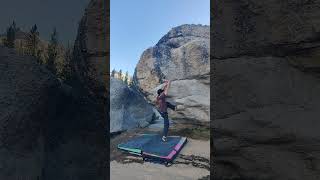 Tuolumne Meadows Bouldering  Snake Eyes V3 [upl. by Yllim20]