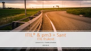 ITIL  pm3  sant [upl. by Zaller]