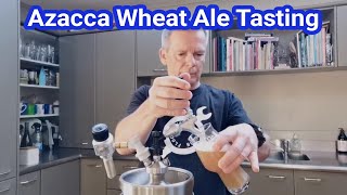 Azacca Wheat Ale  Live Tasting [upl. by Forward]