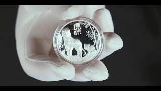 Silver Proof High Relief YEAR OF THE TIGER [upl. by Melicent]