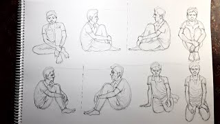 How to draw human figure drawing Male Torso easy for Beginners Pencil drawing tutorial easy Basics [upl. by Farra]