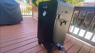 Smoking Ribs in my CharBroil Smoker [upl. by Oicinoid589]