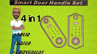 Installing a 4 in 1 smart door knob [upl. by Cynthea]