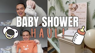 🥺BABY SHOWER GIFTS HAUL 👶🏼  First Time Mum UK [upl. by Bracci789]