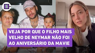 Filho de NEYMAR não foi ao aniversário de 1 ano de MAVIE Carol Dantas mãe de Davi EXPLICA motivo [upl. by Kuehn507]