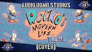 Rockos Modern Life Theme Cover  Audio Bomb Studios [upl. by Hoj]