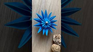 How to make Paper Snowflakes ❄️  Christmas Decor Ideas  Paper Snowflakes Paper Flower shorts [upl. by Sorcha]