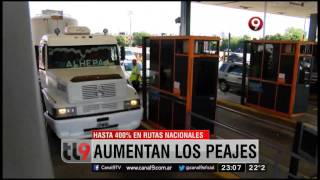 Aumentan peajes y Subte [upl. by Yonatan]