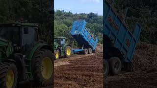 Replantation canne a sucre réunion tracteur tractor farming agriculture johndeere fendt [upl. by Standford551]