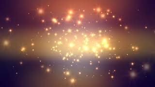 6000 Minutes Golden Moving Stars Longest  FREE HD Motion Background AA VFX [upl. by Gnak70]