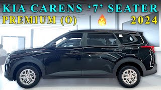 KIA Carens Premium O 2024  Second Base  Features  Price  Mileage  Interior  Exterior [upl. by Elvis718]