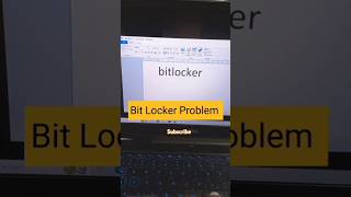 bitlocker problem solved  how to disable bitlocker  windows problem  sheal support [upl. by Reinertson317]