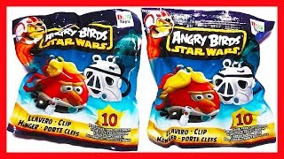 2 Bolsas sorpresa en español con llaveros de los Angry Birds [upl. by Suirada315]